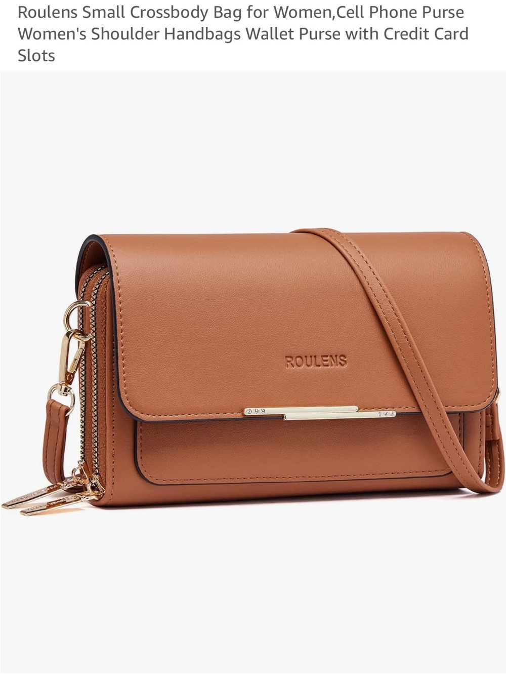 Tan Crossbody Bag for Women - Small Shoulder Purse